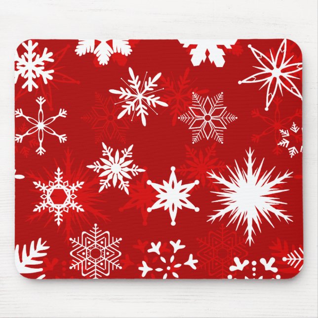 Mousepad Bloco de neve de Natal (Frente)