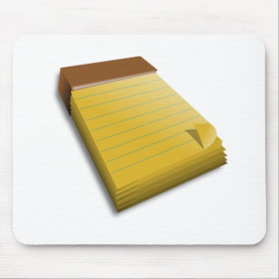 Mousepad Bloco de notas vazio
