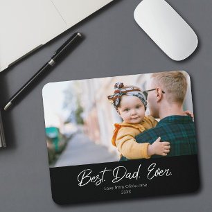 Mousepad Bloco de Pais do Melhor  de Foto Personalizado