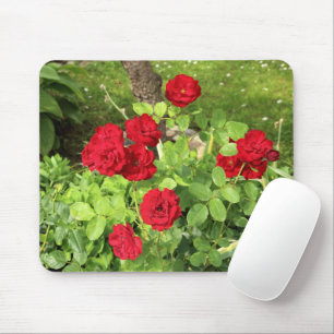 Mousepad Bloco de Rosas vermelhas