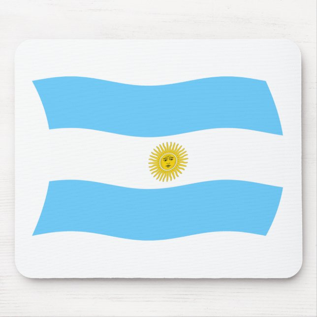Mousepad Bloco de Sinalizador da Argentina (Frente)