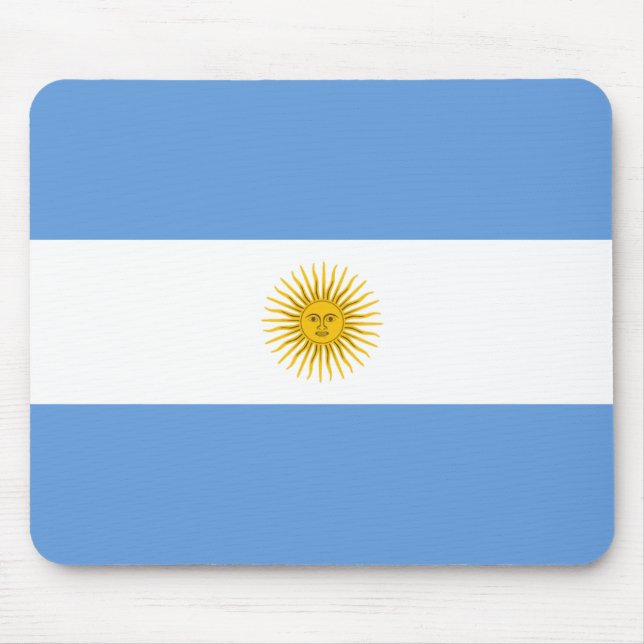 Mousepad Bloco de Sinalizador da Argentina (Frente)