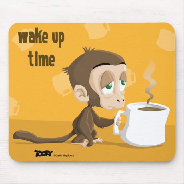 Mousepad Bloco de Tempo de Acordar do Tookup (Frente)