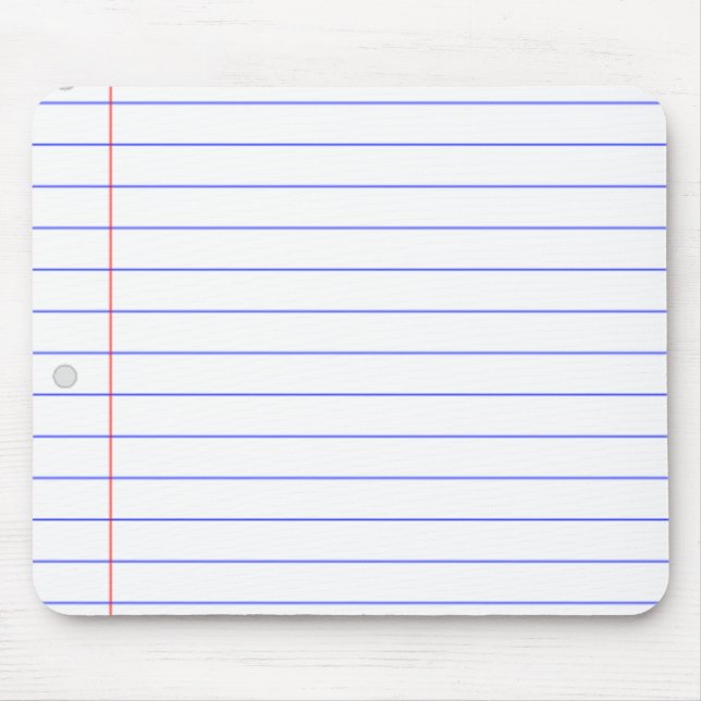 MOUSEPAD BLOCO FEITO SOB ENCOMENDA DO PAPEL DO CADERNO DE (Frente)