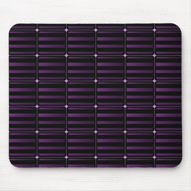 Mousepad Blocos Retro de Construção Blocos Mousepad, Roxo (Frente)