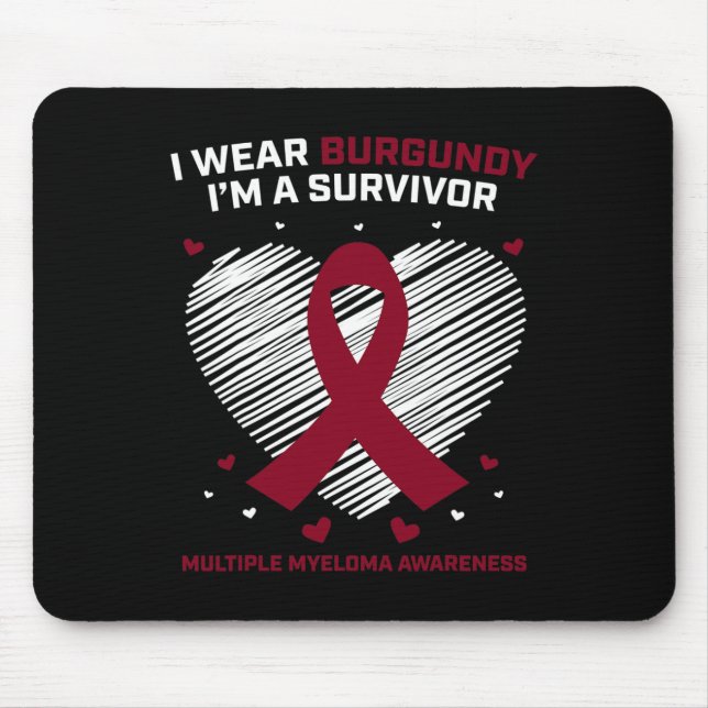 Mousepad Blood Cancer Survivor Multiple Myeloma Awareness P (Frente)