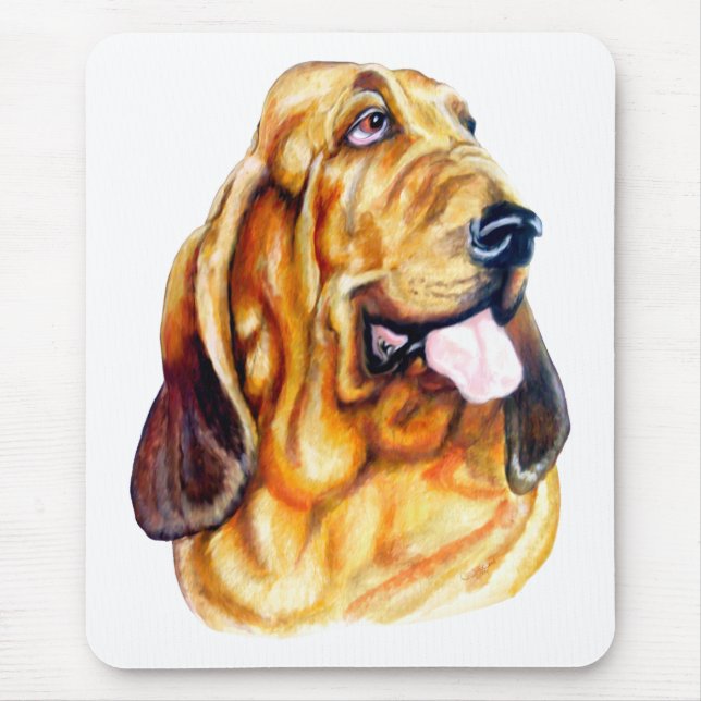 Mousepad Bloodhound Bust (Frente)