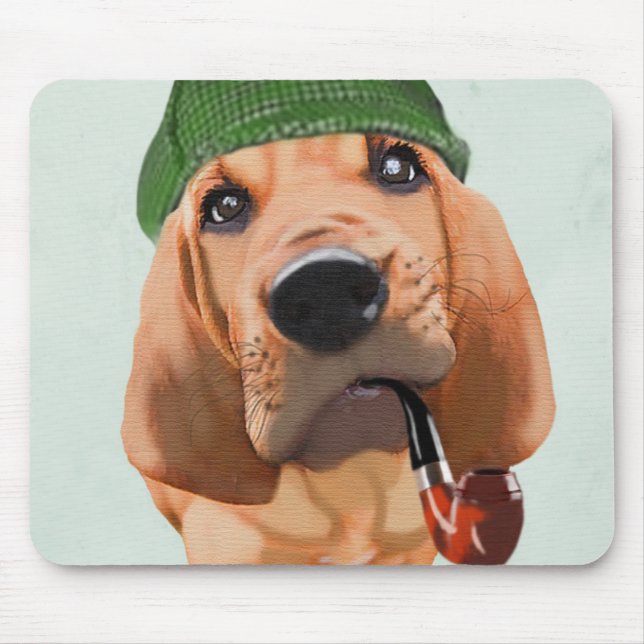 Mousepad Bloodhound Sherlock Holmes (Frente)