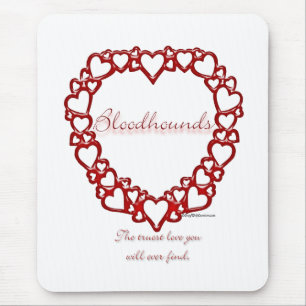 Mousepad Bloodhound True Love