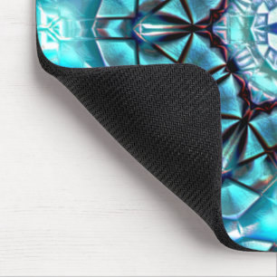 Mousepad Bloqueio em azul majestoso escovado com fio queima