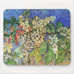 Mousepad Blossoming Chestnut Branches de Vincent van Gogh