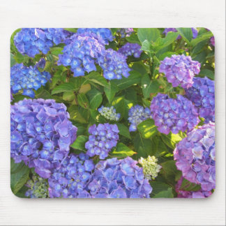 Mousepad Blue and Purple Hydrangeas