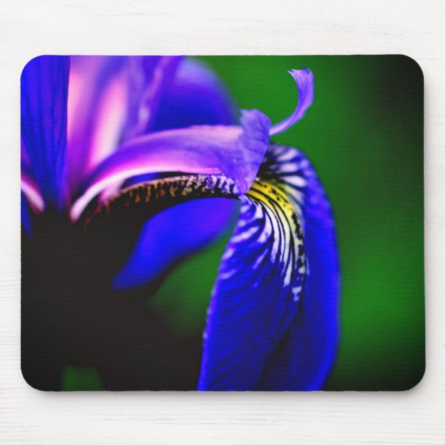 Mousepad Blue Flag Iris Flower Petal (Frente)