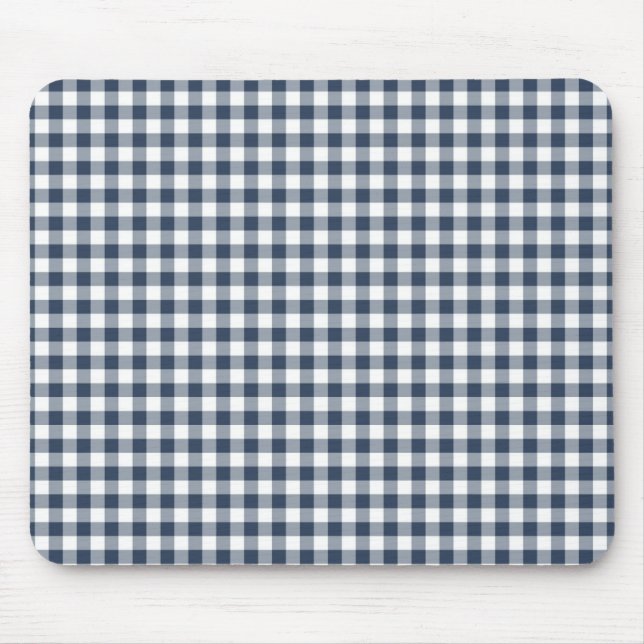 Mousepad Blue Gingham (Frente)
