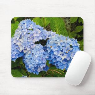 Mousepad Blue Hydrangeas