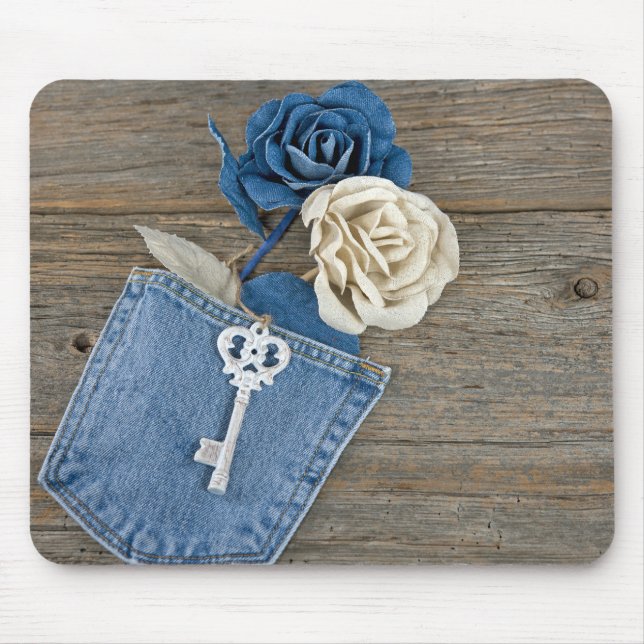 Mousepad Blue Jean Rosas (Frente)