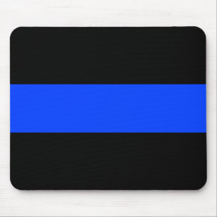Mousepad Blue Line fino policia o tapete do rato