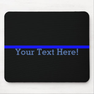 Mousepad Blue Line fino simbólico personaliza este