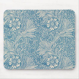 Mousepad Blue Marigolds (por William Morris)