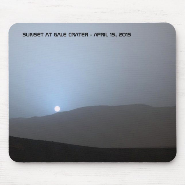 Mousepad Blue Martian Sunset (Frente)