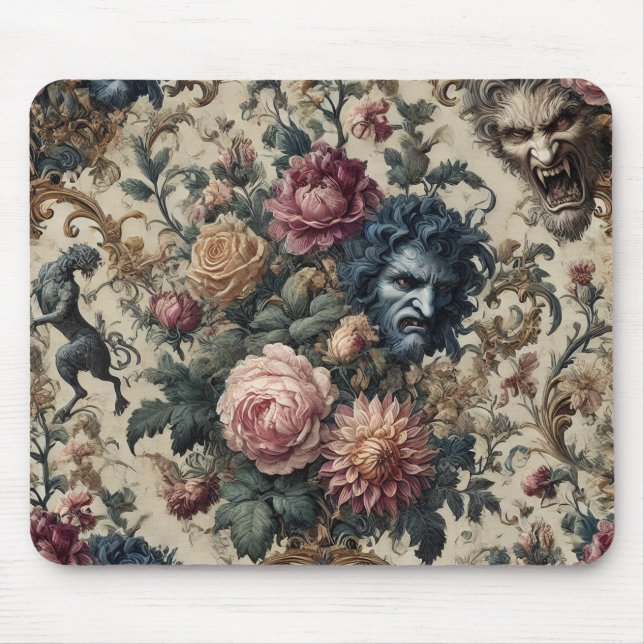 Mousepad Blue Moon Grimoire - Vitoriano Gótico (Frente)