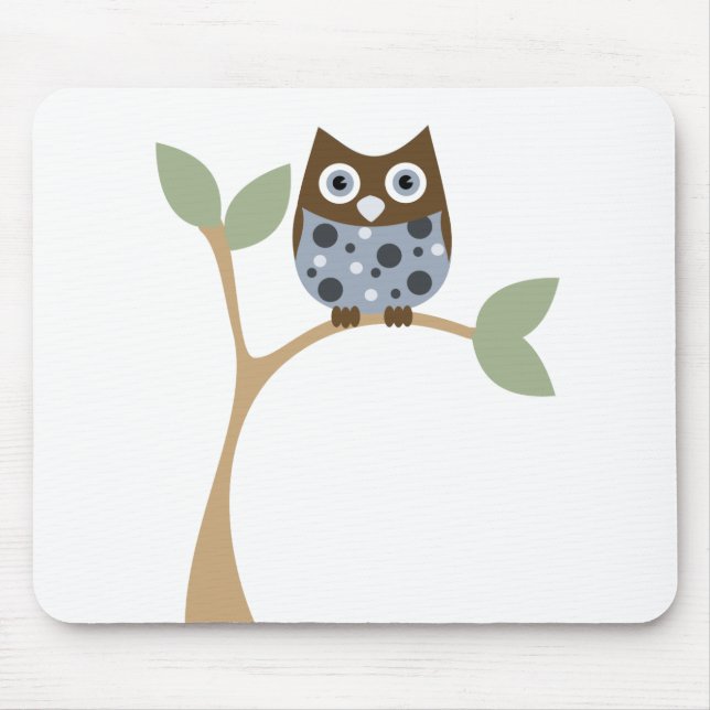 Mousepad Blue Owl Baby (Frente)