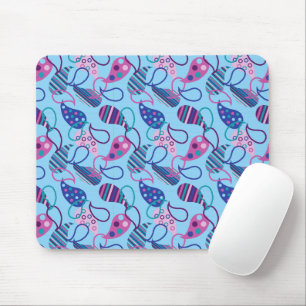 Mousepad Blue Paisley