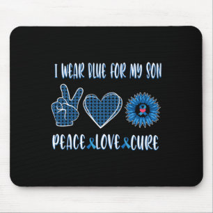 Mousepad Blue Ribbon to My Son Novembro Diabetes Consciênci