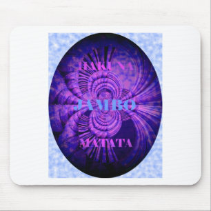 Mousepad Blue Sky Hakuna Matata Kenya Giraffe Art C