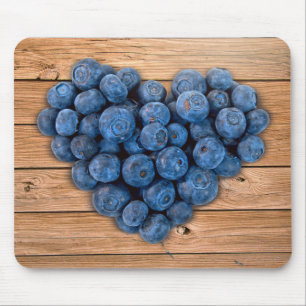 Mousepad Blueberry Heart