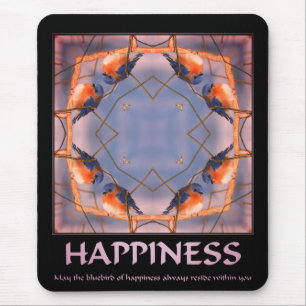 Mousepad Bluebird De Felicidade Inspiracional