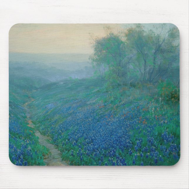Mousepad Bluebonnets no amanhecer, Onderdonk (Frente)