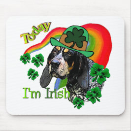 Mousepad Bluetick Coonhound St Patricks