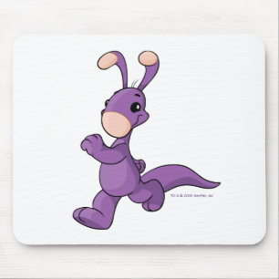 Mousepad Blumaroo roxo de marcha