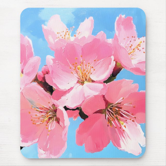 Mousepad Blush Bloom Cherry Blossom (Frente)