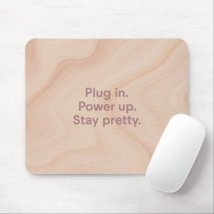 Mousepad Blush e areia Plug in AI art