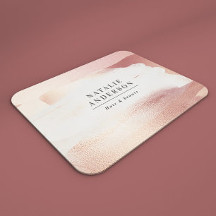 Mousepad Blush Rosa Dourado Negócios Pequenos Feminino Mode