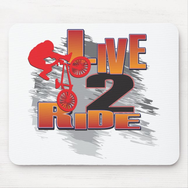 Mousepad BMX Live para Ride Ride to Live (Frente)