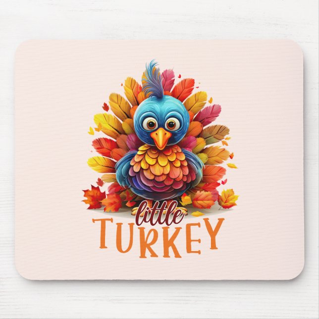 Mousepad Boa Ação de Graças à Turquia (Frente)