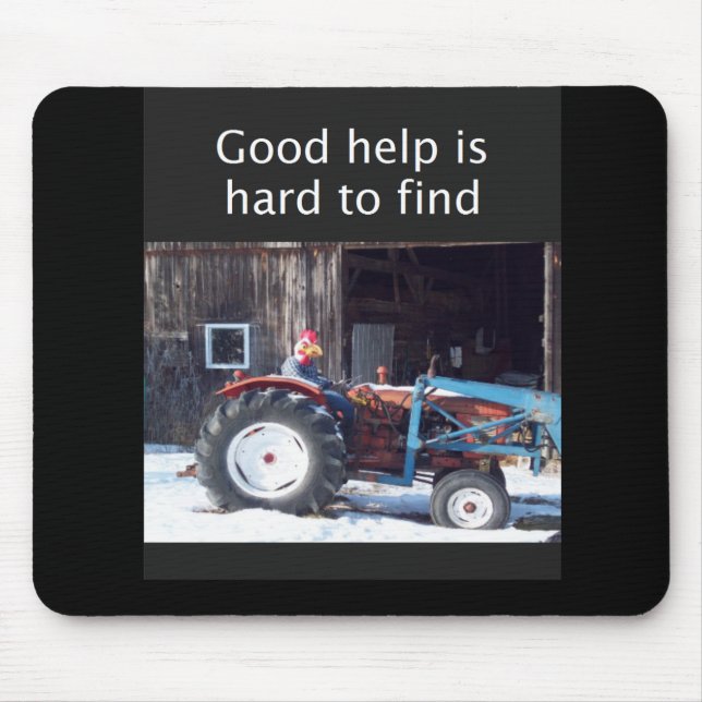 Mousepad Boa ajuda é duro de encontrar (Frente)