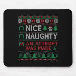 Mousepad Boa Noite E Tentativa Foi Engraçada Por Papai Noel