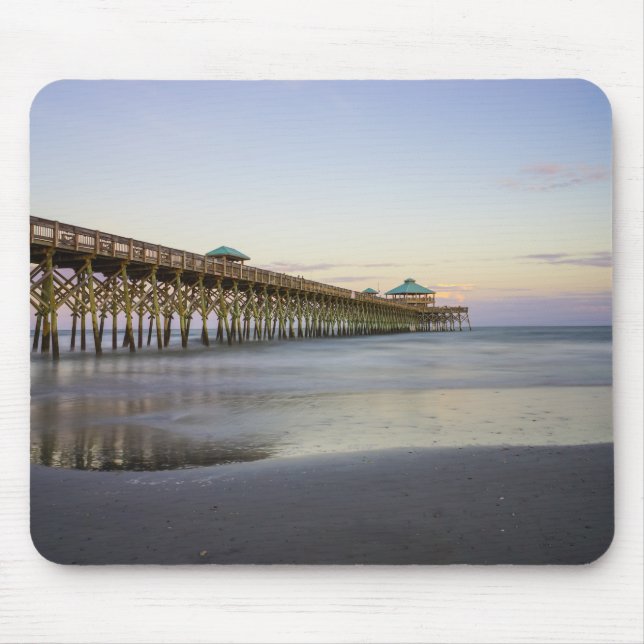 Mousepad Boa Noite Em Folly Beach (Frente)