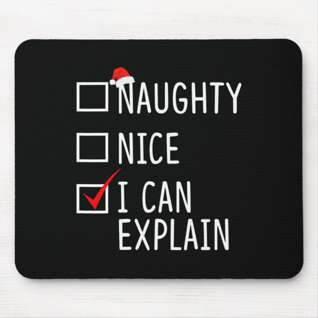 Mousepad Boa Noite Posso Explicar Papais noeis De Natal Eng (Frente)