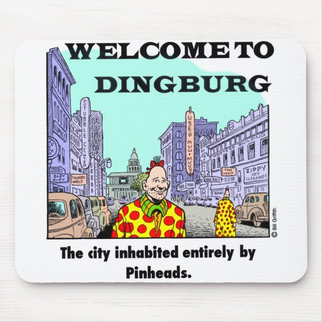 Mousepad Boa vinda a Dingburg #2 (Frente)