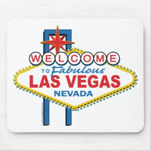 Mousepad Boa vinda a Las Vegas fabuloso