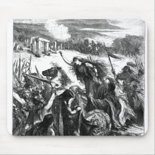 Mousepad Boadicea que estimula o Iceni contra os romanos