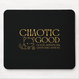 Mousepad Boas intenções caóticas Boas intenções Ods Questio