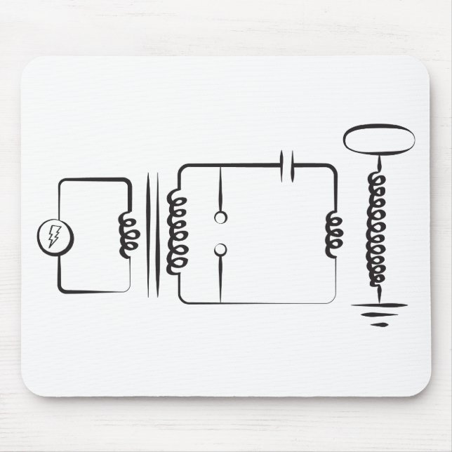 Mousepad Bobina de Tesla (Frente)
