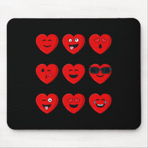 Mousepad Bobo Enfrenta Corações Rapazes Divertidos Meninas