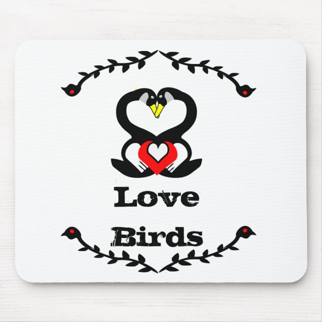 Mousepad Bobo Ganso Goose Love Birds (Frente)